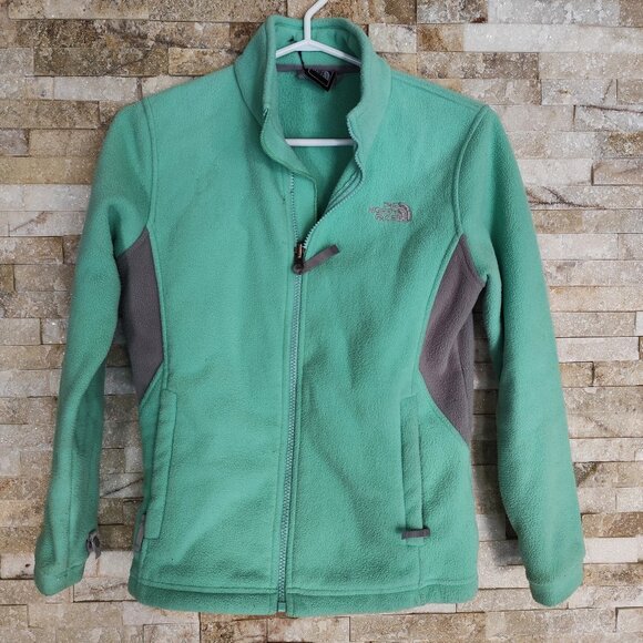 The North Face fleece zip up girls L/G 14-16 - Picture 1 of 2